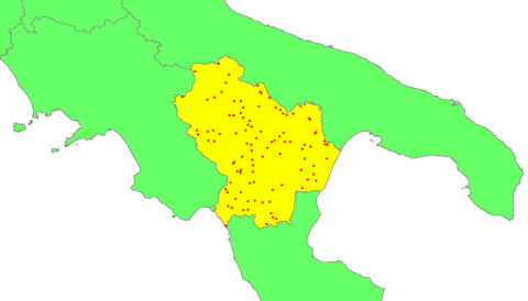 Figura 2 - Layer di punti casuali