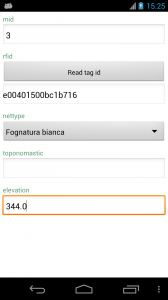 Scheda di rilevamento di tag RFID