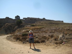 Fortezza di Antimachia a Karadameno, Isola di Kos. Geopaparazzi su HTC Wildfire.